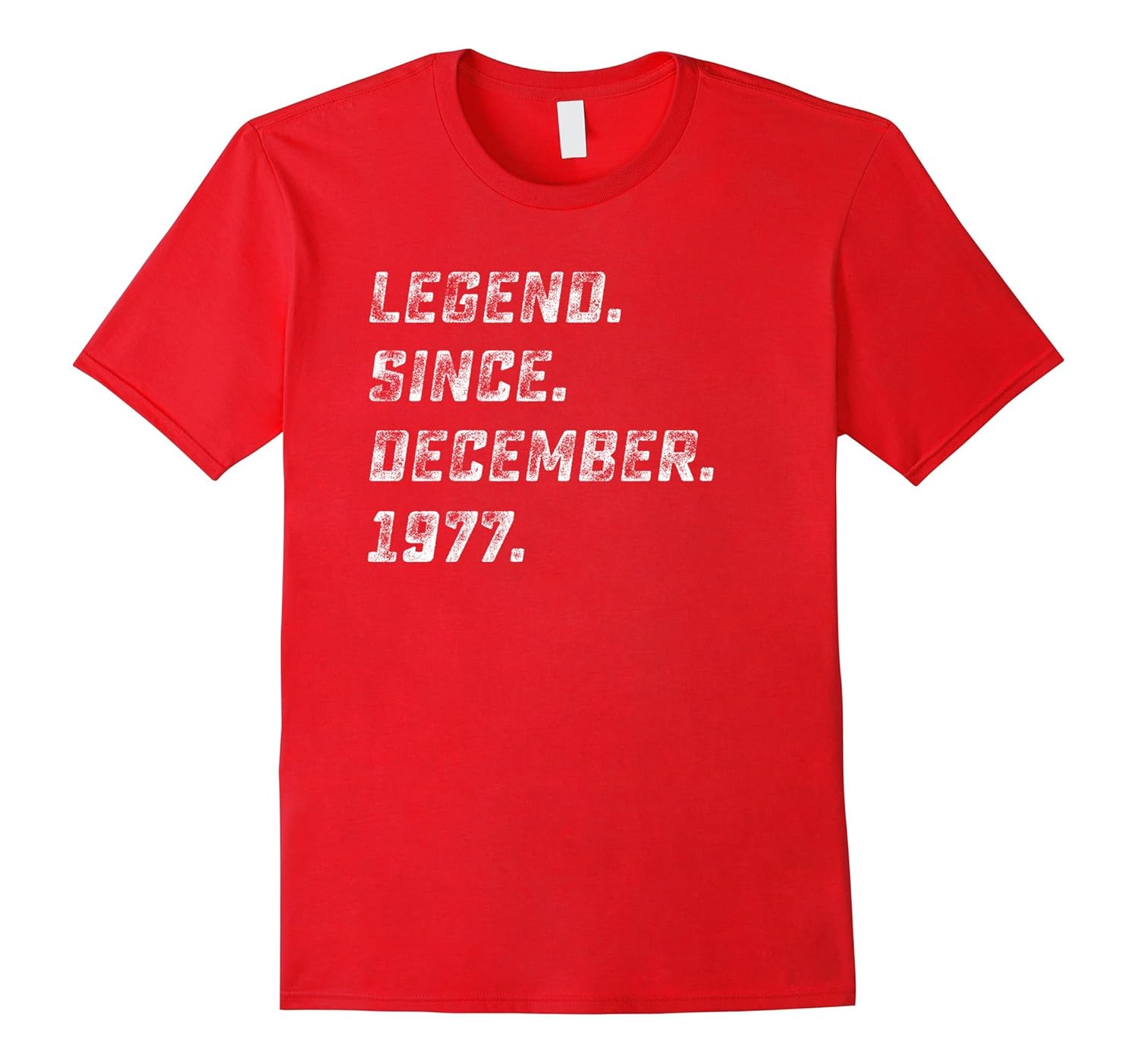 Legend Since December 1977 40 Years Old 40th Birthday Shirt-Rose