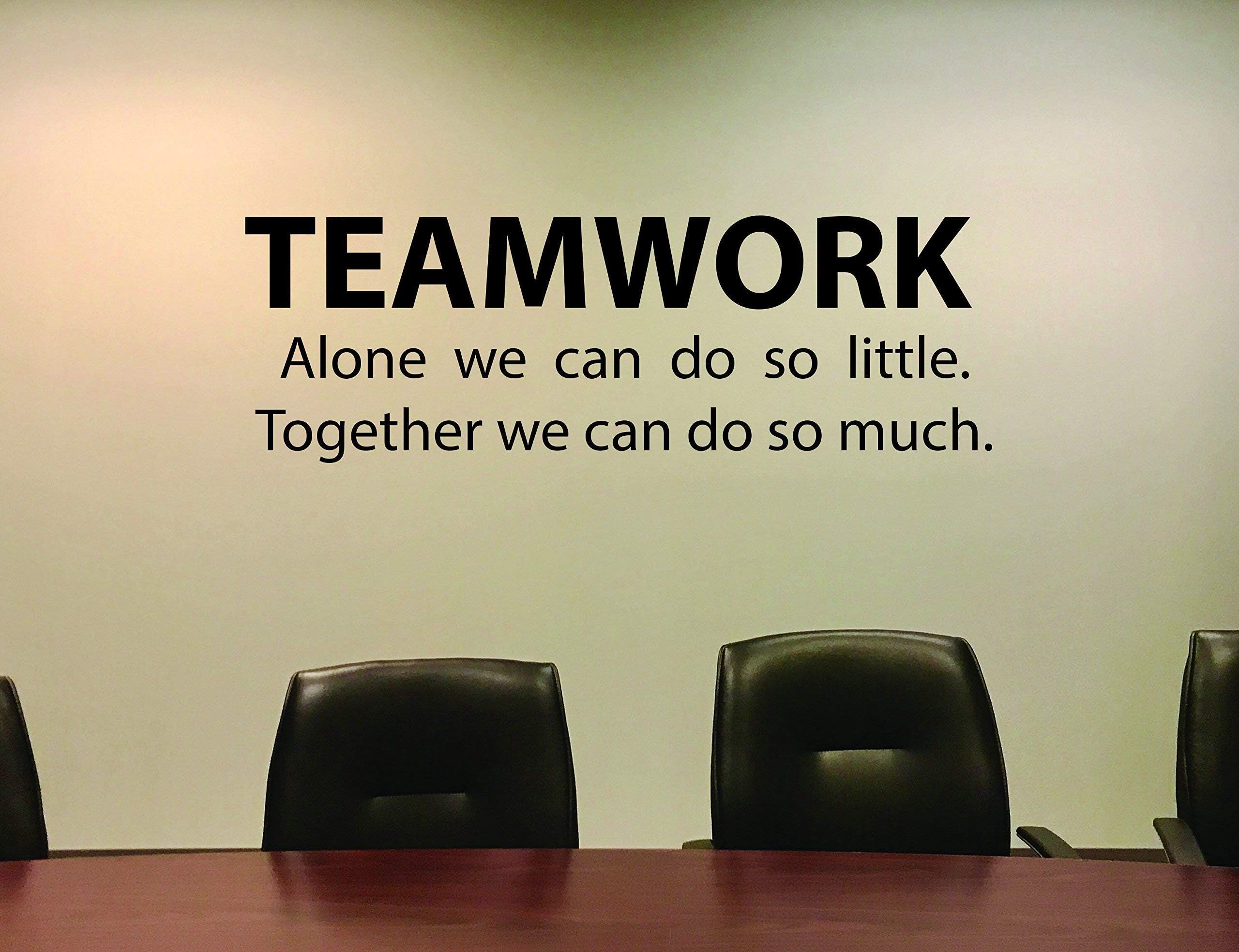 TEAMWORK Wall Decal, Sports Wall Decal, Office Wall Decal, Gym Wall Decal