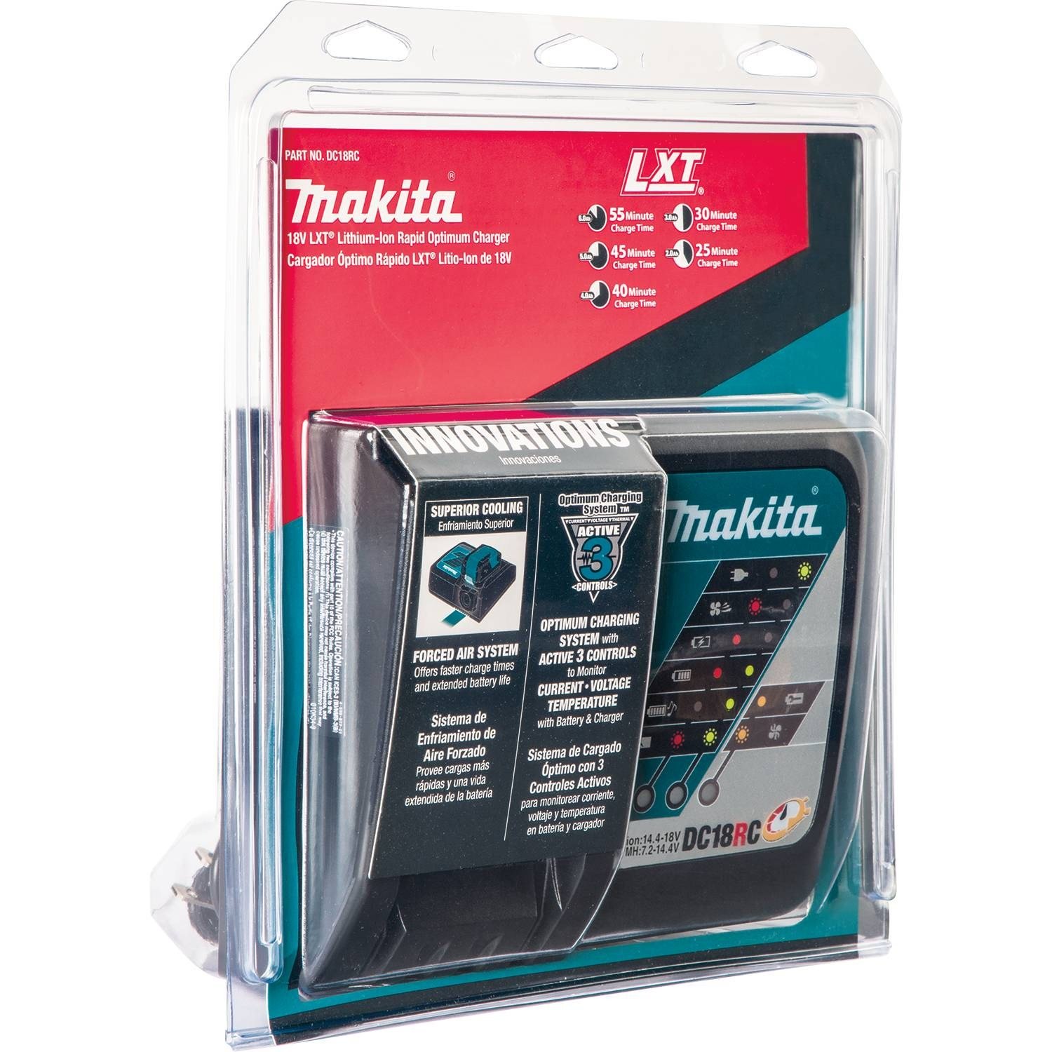 Makita DC18RC 18V Lithium-Ion Rapid Optimum Charger in Retail Package -  Digital Camera Battery Chargers - Amazon.com