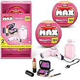 MAX Build More Premium Beauty Collection 2 Pack (Lip and Face Makeup Kit &amp; Hair Dryer &amp; Monday Shampoo) by ZURU &ndash; Novelty Unboxing Toy &amp; Building Brick Collectible Minis with 329 Pieces