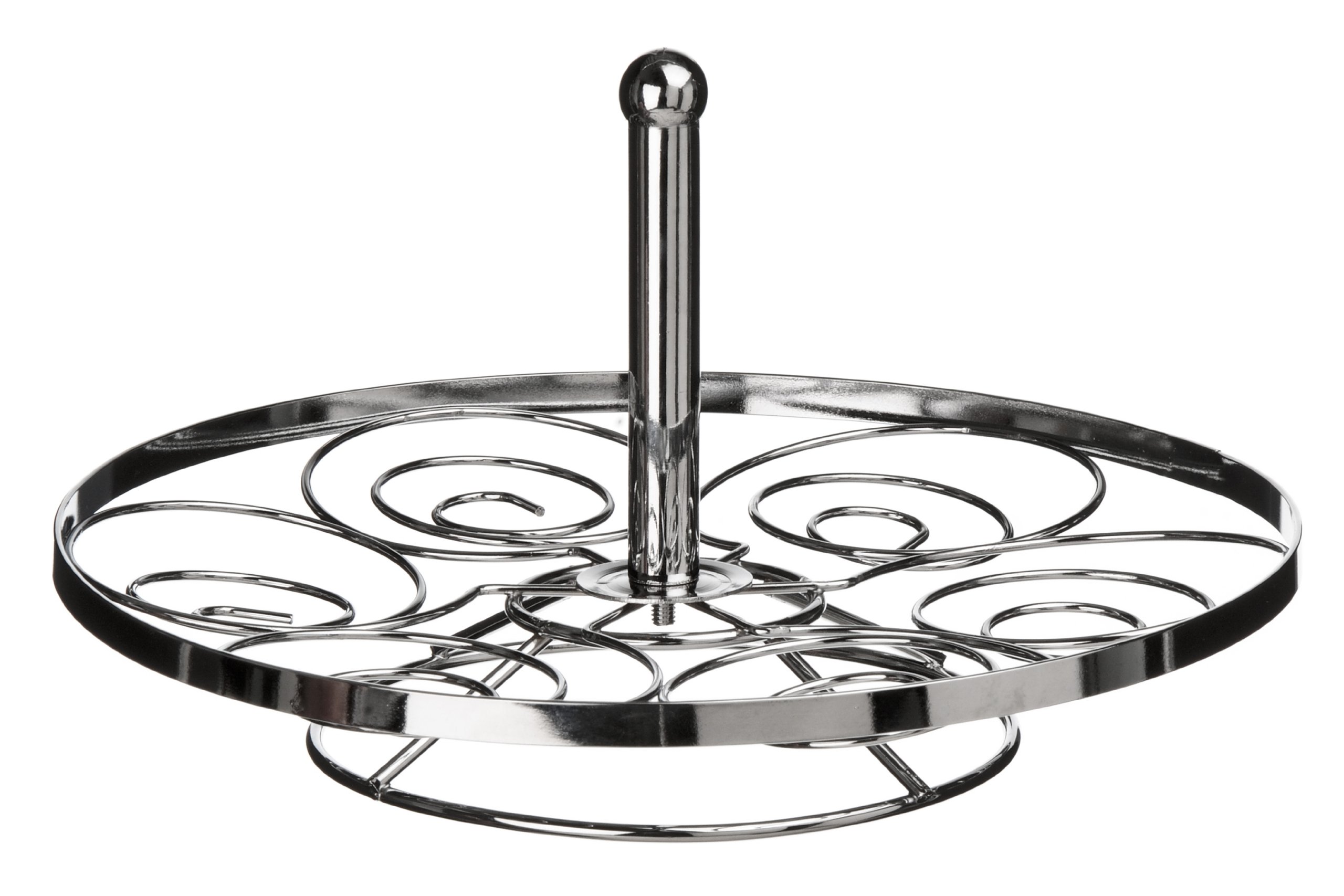 Premier Housewares Swirl Cake Stand - Chrome