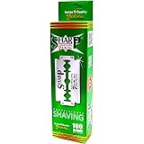 100 Sharp 7AM Super Platinum Double Edge Razor Blades For Safety Razor - Men´s Safety Razor Blades For Shaving For Men For A 