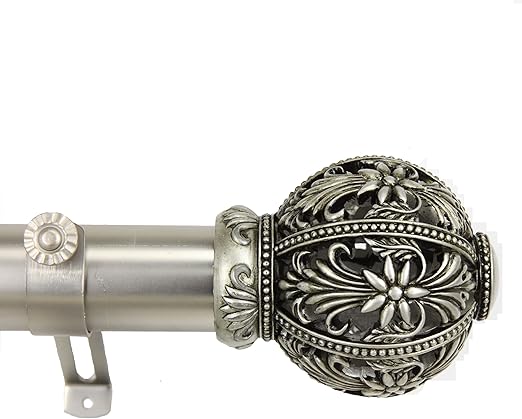 Amazon Com Rod Desyne Lacey Window Curtain Rod Set 115 To 165