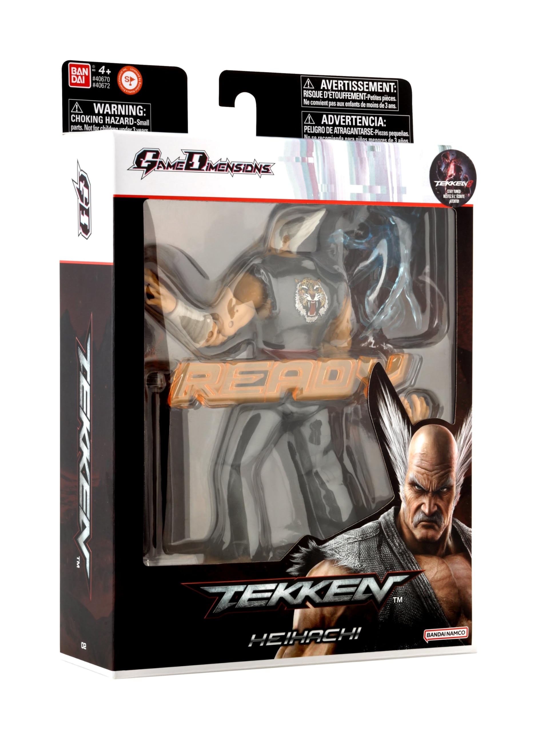 BANDAI Game Dimensions Tekken Heihachi Mishima Action Figure | 17cm Heihachi Figure With 17 Points Of Articulation And Accessories Based On Tekken Video Games | Action Figures Girls And Boys Toys — image 1