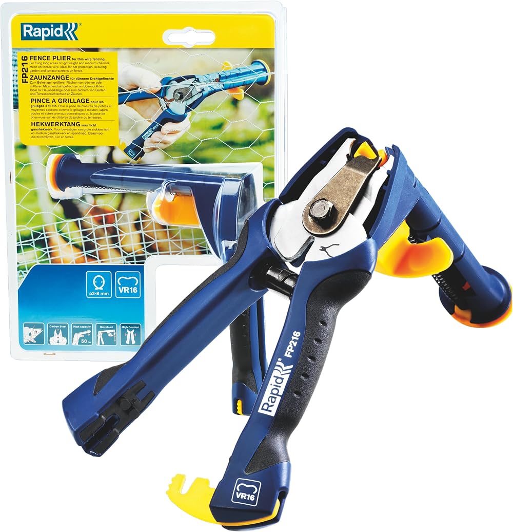 Rapid FP216 Fence Pliers for VR16 Hog Rings High Capacity Magazine Ergonomic