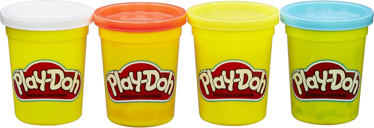 Amazon Com Play Doh B6508 4 Pack Classic Colors 16 Oz Small Toys Games
