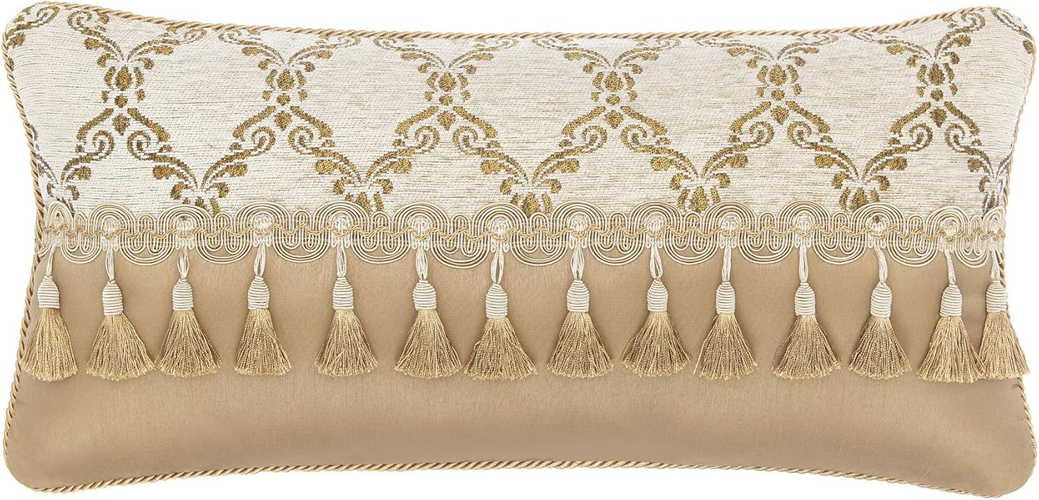 Croscill Julius Boudoir Pillow Gold Home & Kitchen