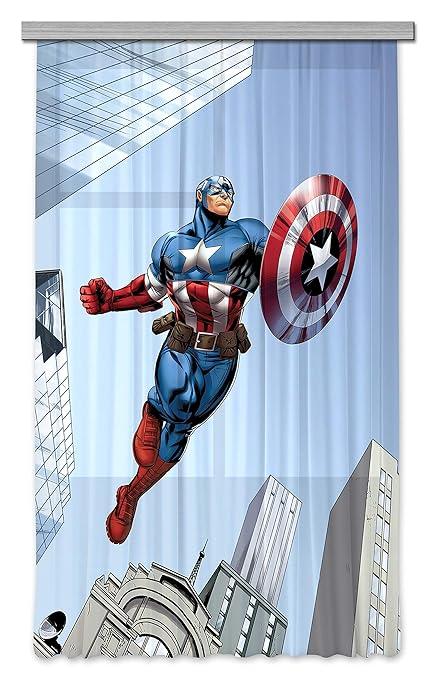 Marvel Curtains Fabric Multi Colour 140 X 245 Cm 55 X 96 5