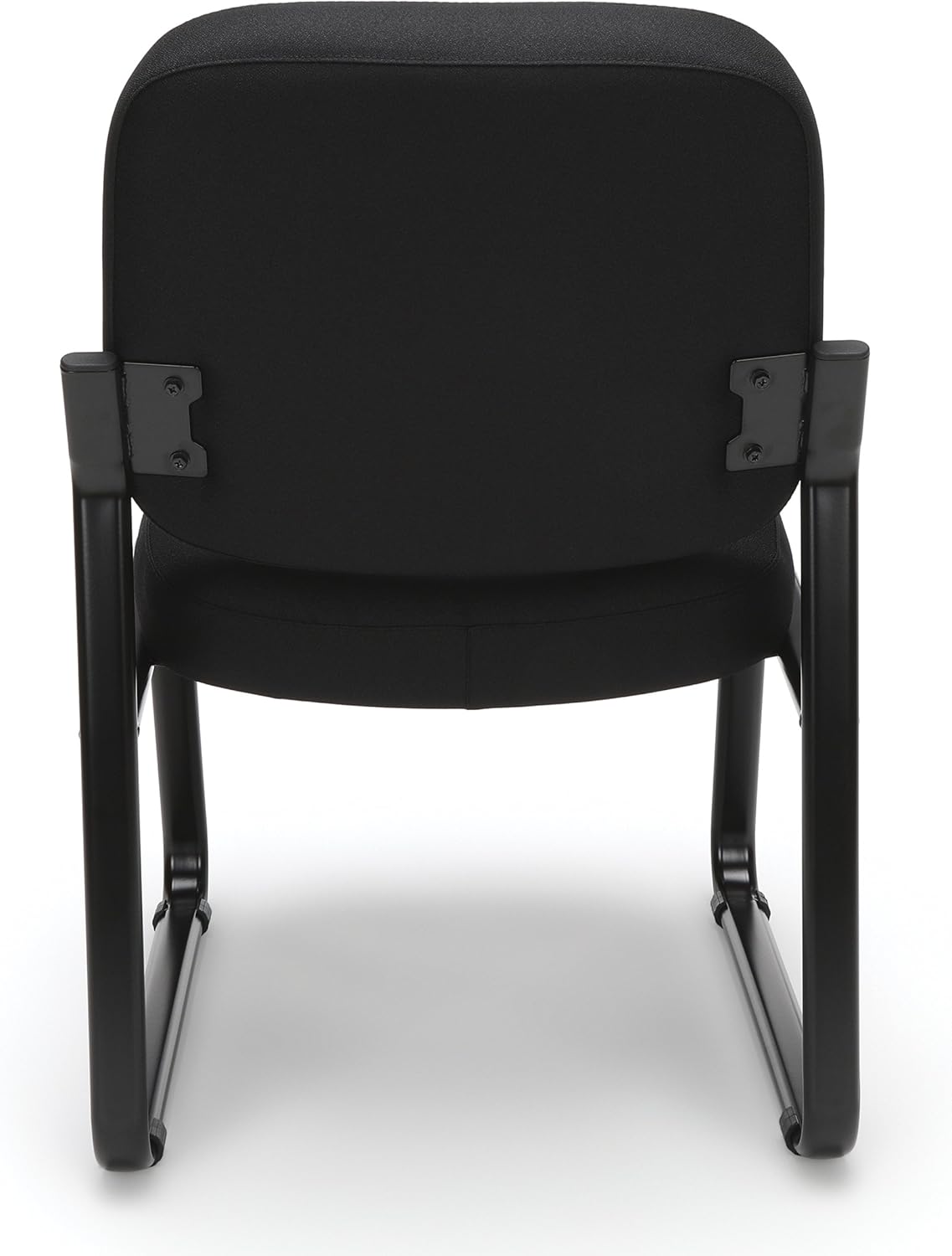 OFM Core Collection Armless Fabric Guest and Reception Chair, in Black: Furniture & Decor