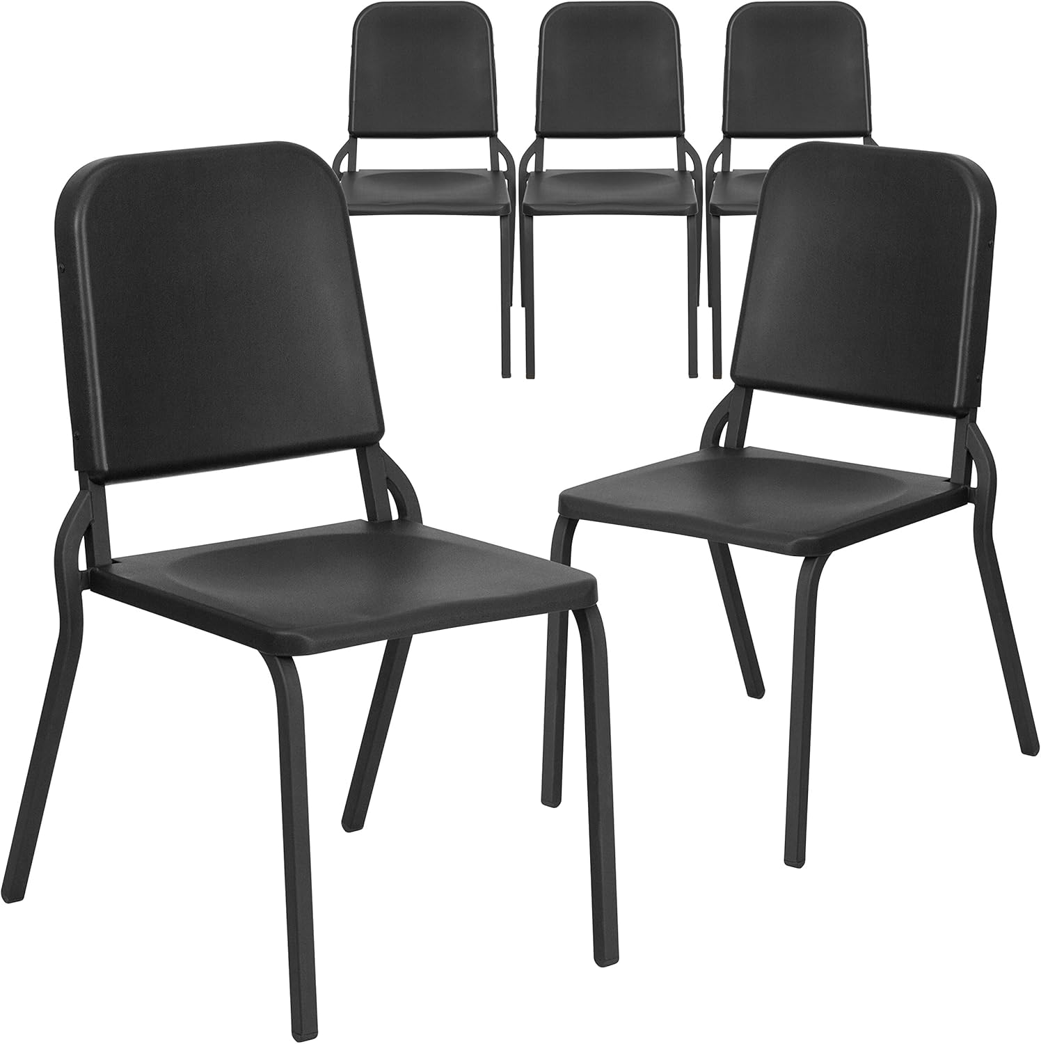 Best Flash Furniture Black Stacking Chairs