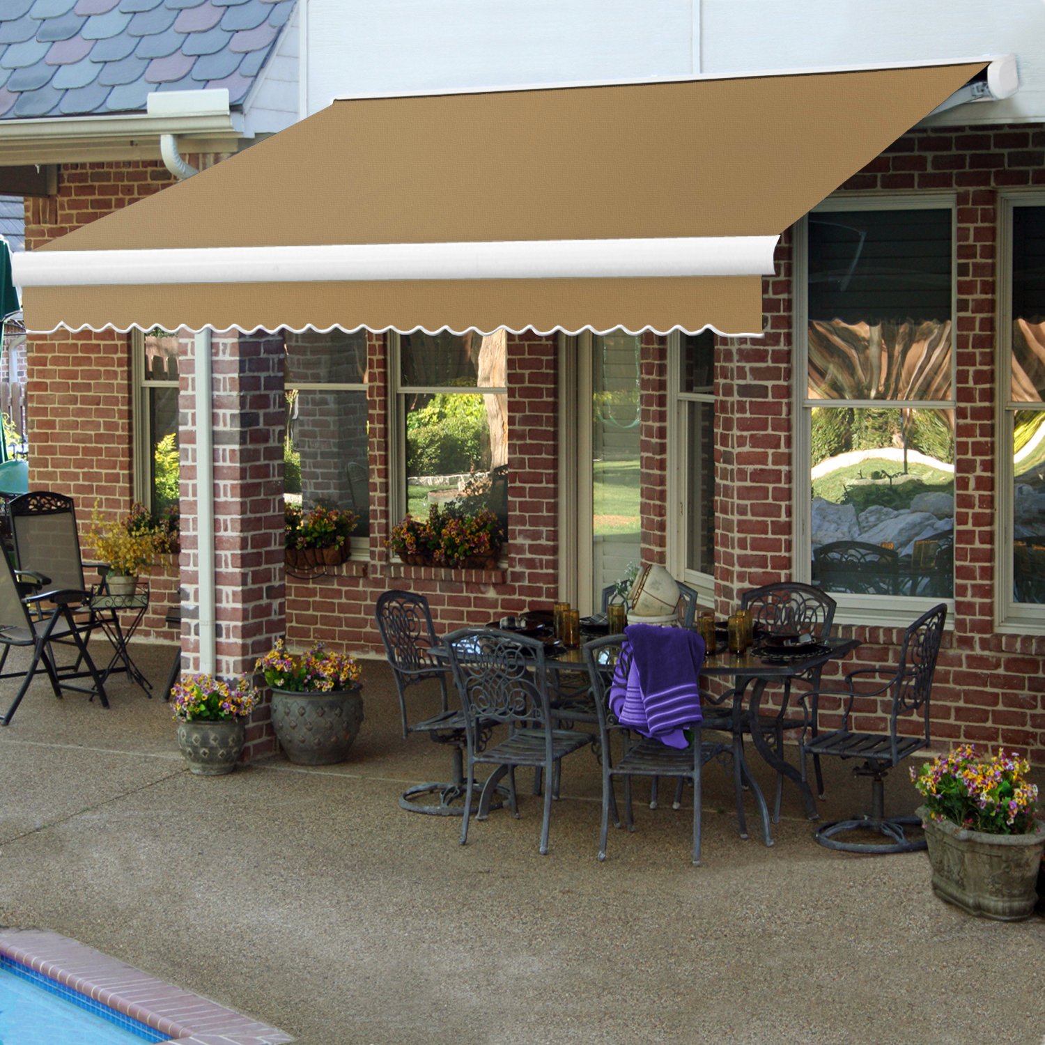 Amazoncom Awntech 14 Feet Key West Right Motorized Retractable