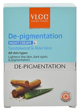 VLCC De-Pigmentation Night Cream, White, 50 g