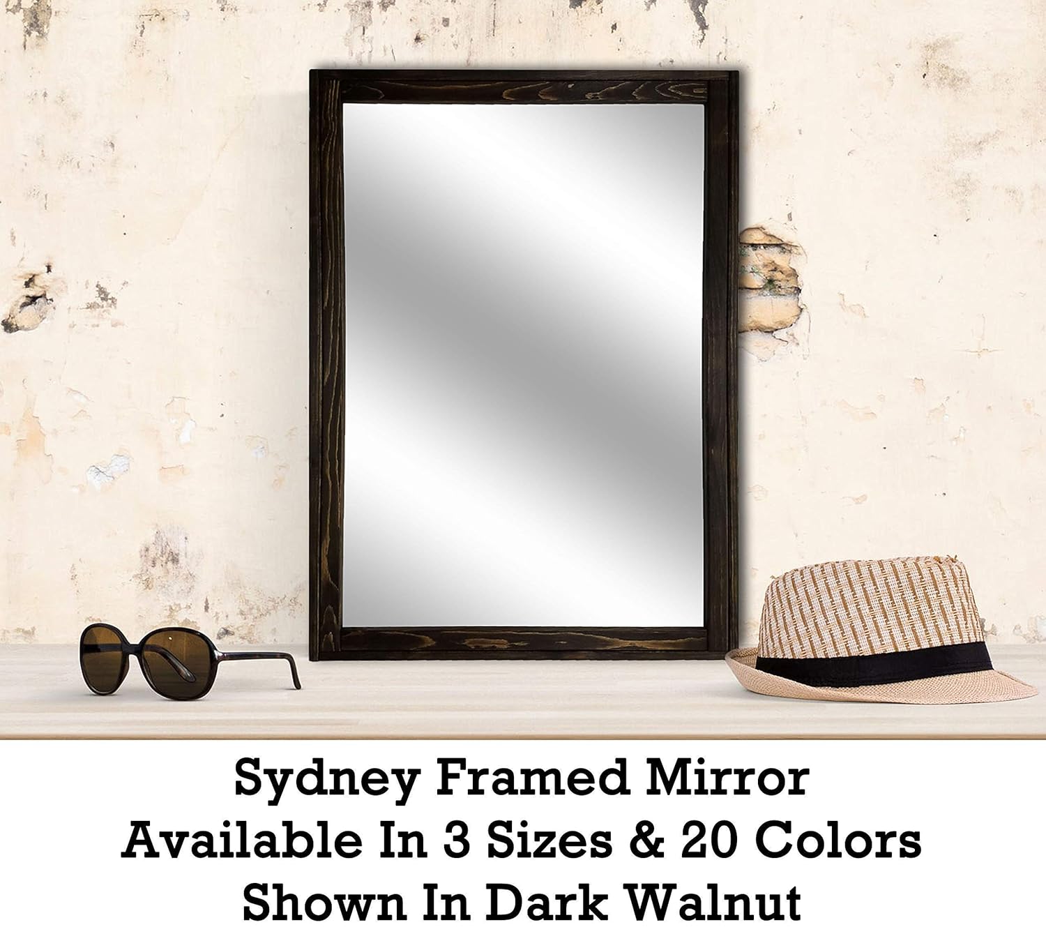 Rustic Mirror For Bathroom Amazon Com Hamilton Hills Rustic Natural