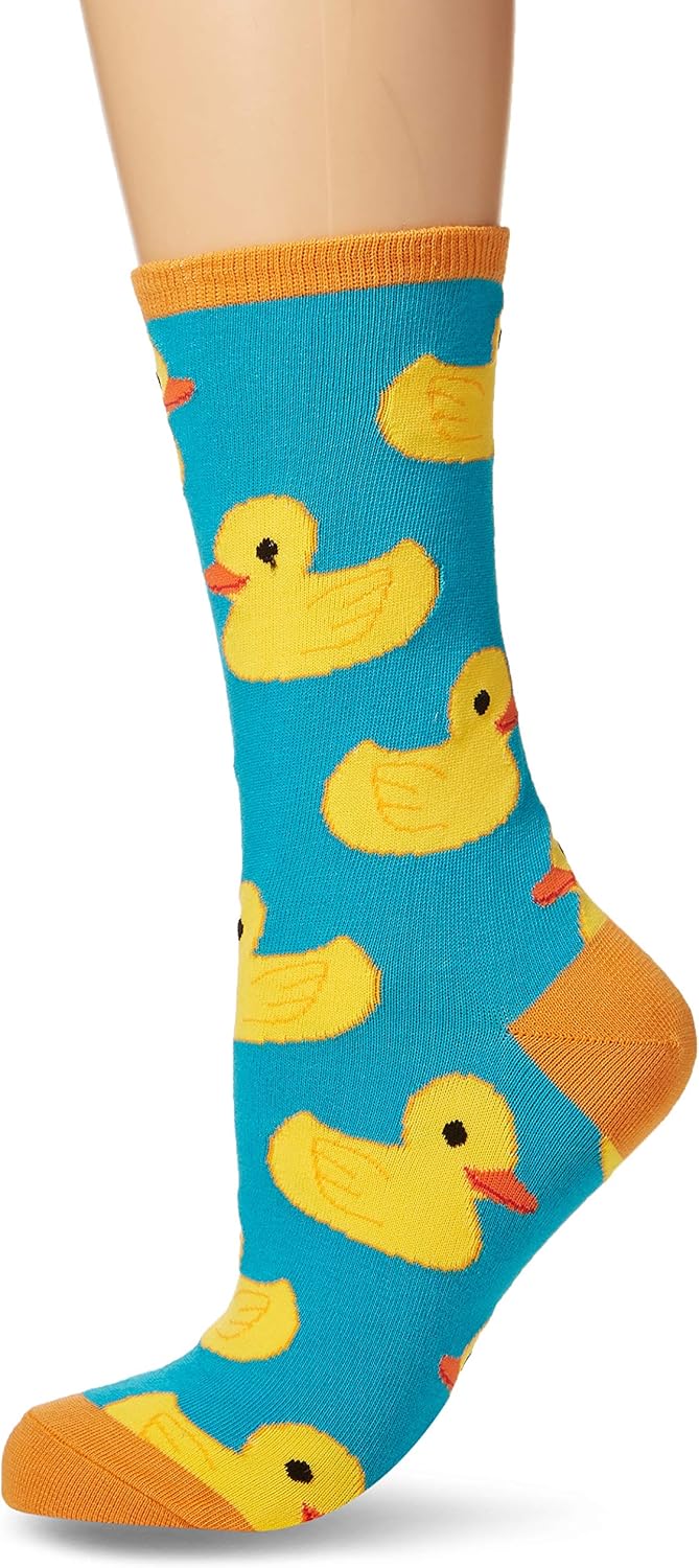 Socksmith Womens Rubber Ducky Turquoise 