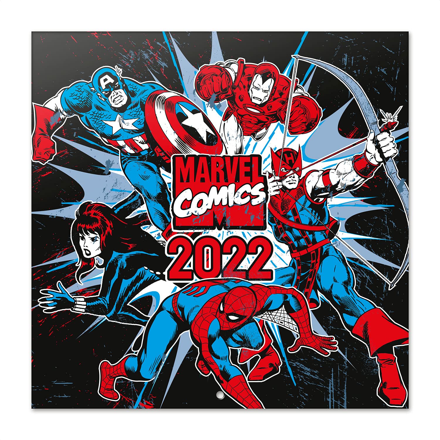 Official Marvel 2022 Wall Calendar, 2022 Calendar, 12" x 12" Square Wall Calendar 2022 (Free Poster Included), Family Calendar 2022, Marvel Comics Calendar 2022, Kids Calendar - Secret Santa Gift