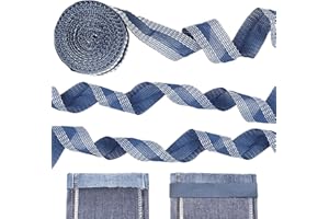 GTAAOY Iron-on Instant Hem Tape,16.4 Ft Trousers Edge Modified Strips, Permanent No Sew Hemming Tape, Washable Hem Adhesive Tape for Improve Jeans Suit Pant Trouser Mouth