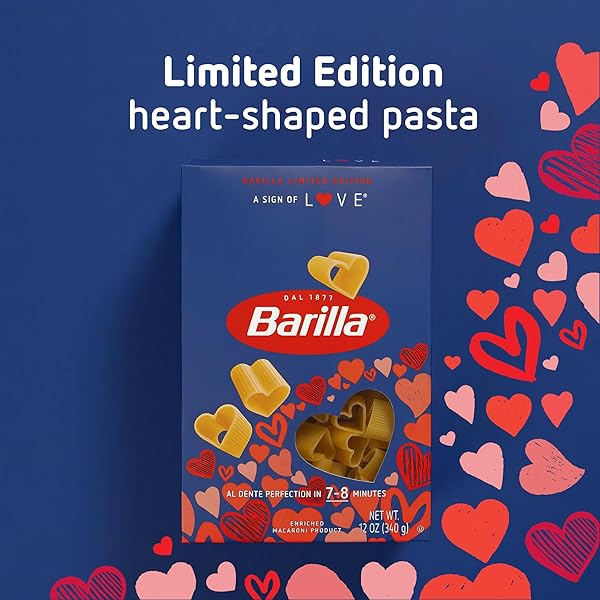 BARILLA LIMITED EDITION A SIGN OF LOVE PASTA, 12 OZ. BOX