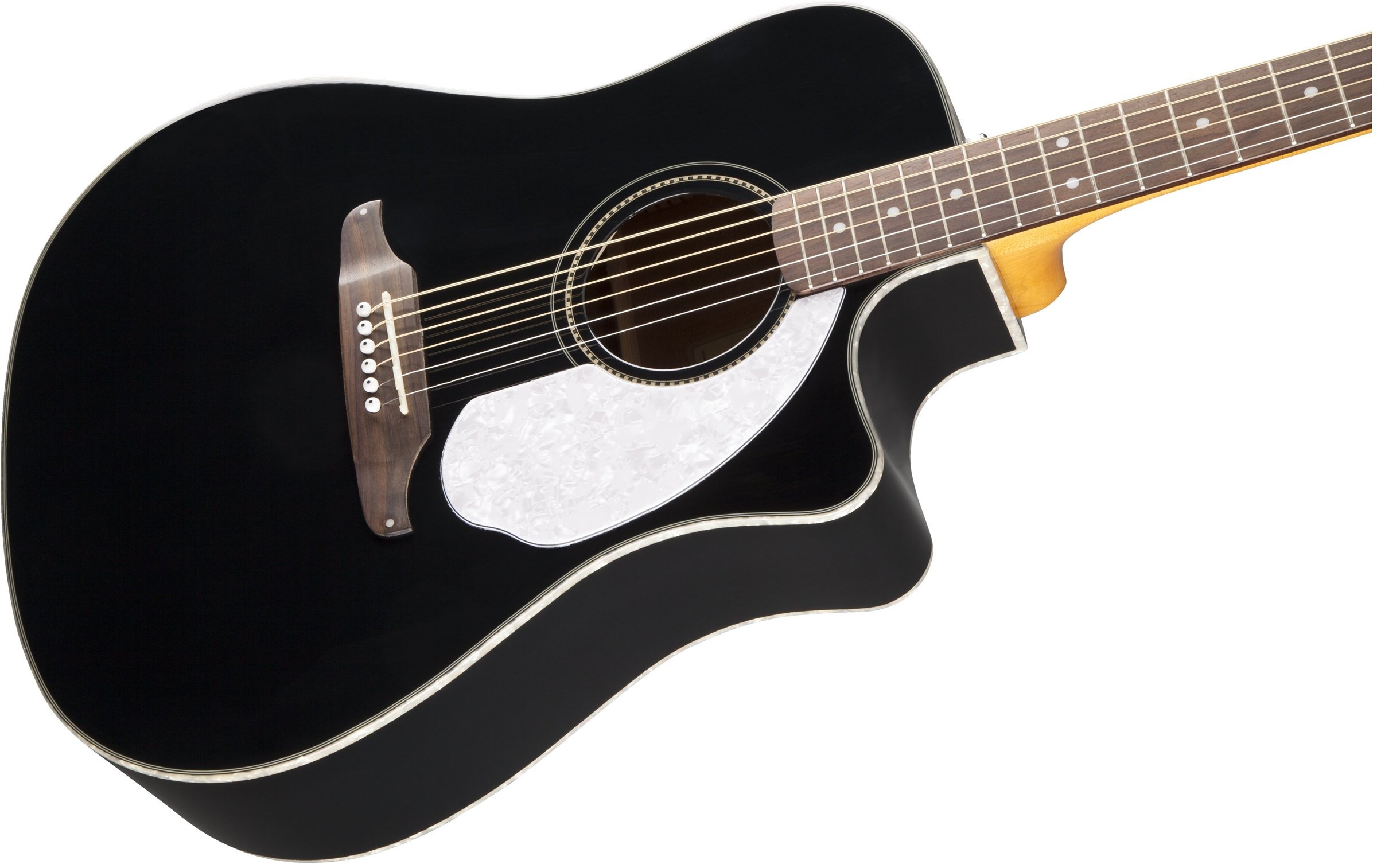 Fender Sonoran SCE Dreadnought Cutaway AcousticElectric Guitar Black