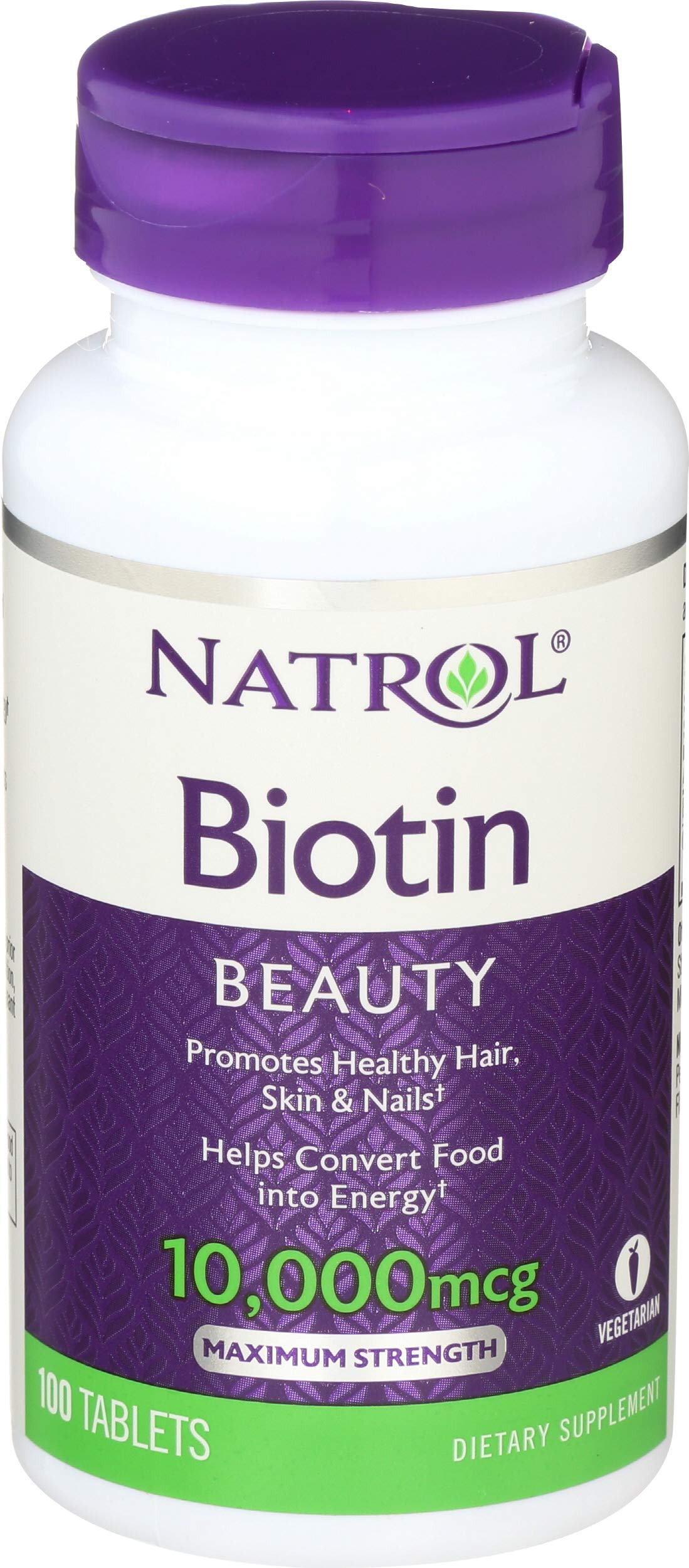 Natrol Biotina 10.000 mcg 100 Comprimidos