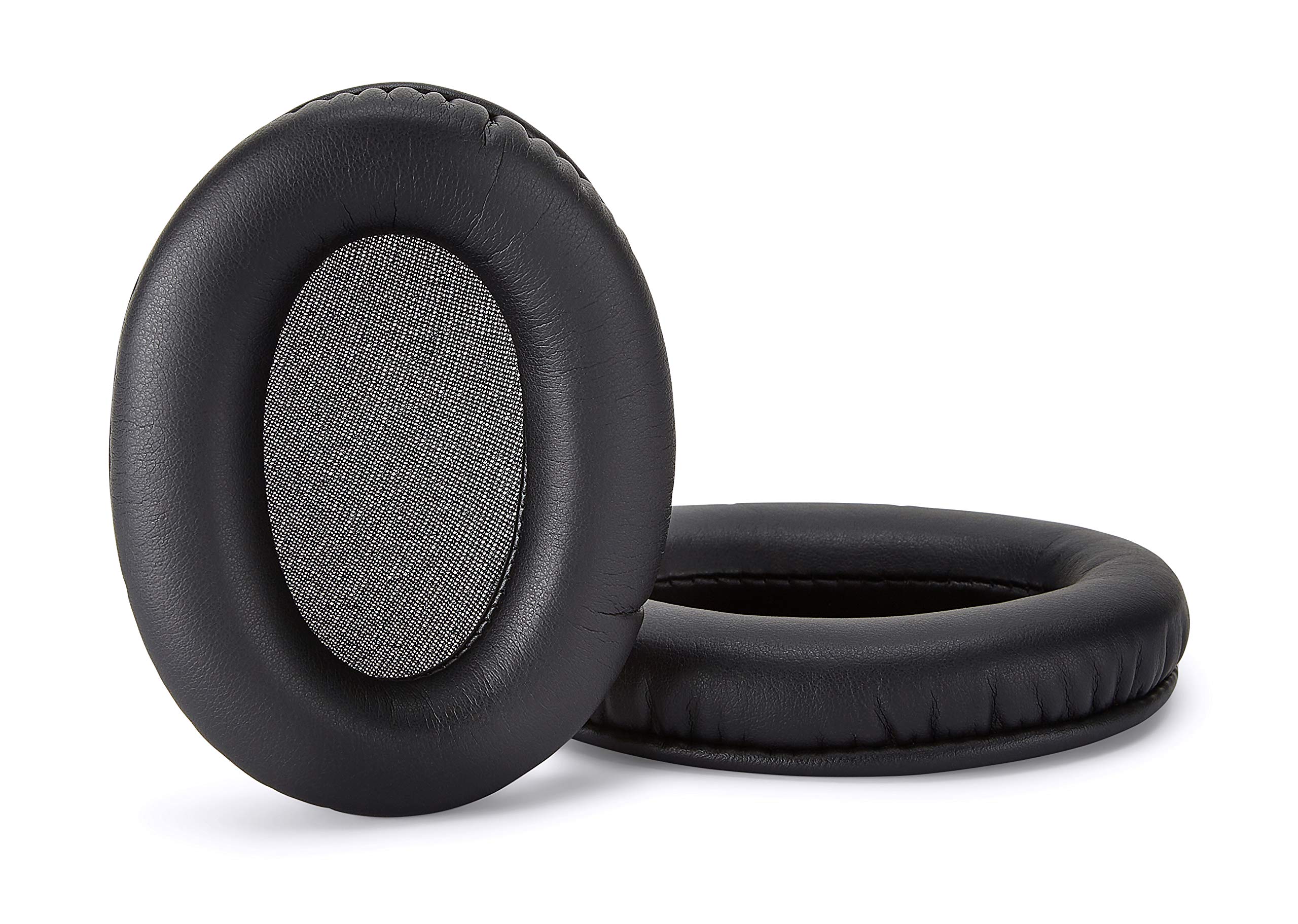 Premium Replacement ear pads compatible with Kingston HyperX Cloud 1 and HyperX Cloud 2 headphones (Black). Protein Leather | Soft High-Density Foam | Easy Installation