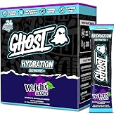 GHOST Hydration Sticks, 24 Electrolyte Powder Packets, Welch's Grape | Sugar-Free Instant Electrolyte Drink Mix - Caffeine-Free Daily Hydration &amp; Immune Support with Clean Formula