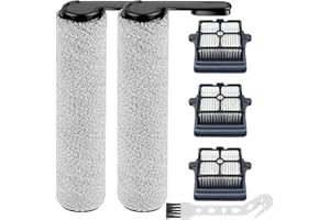 HIHEPA Brush Roller&Filter Replacement Compatible for Tineco Floor ONE S6/S7 Pro Smart Cordless Wet Dry Vacuum Floor Cleaner