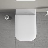 Duravit Happy D.2 Soft Close Toilet Seat Urea Thermoset White Stainless Steel view 2