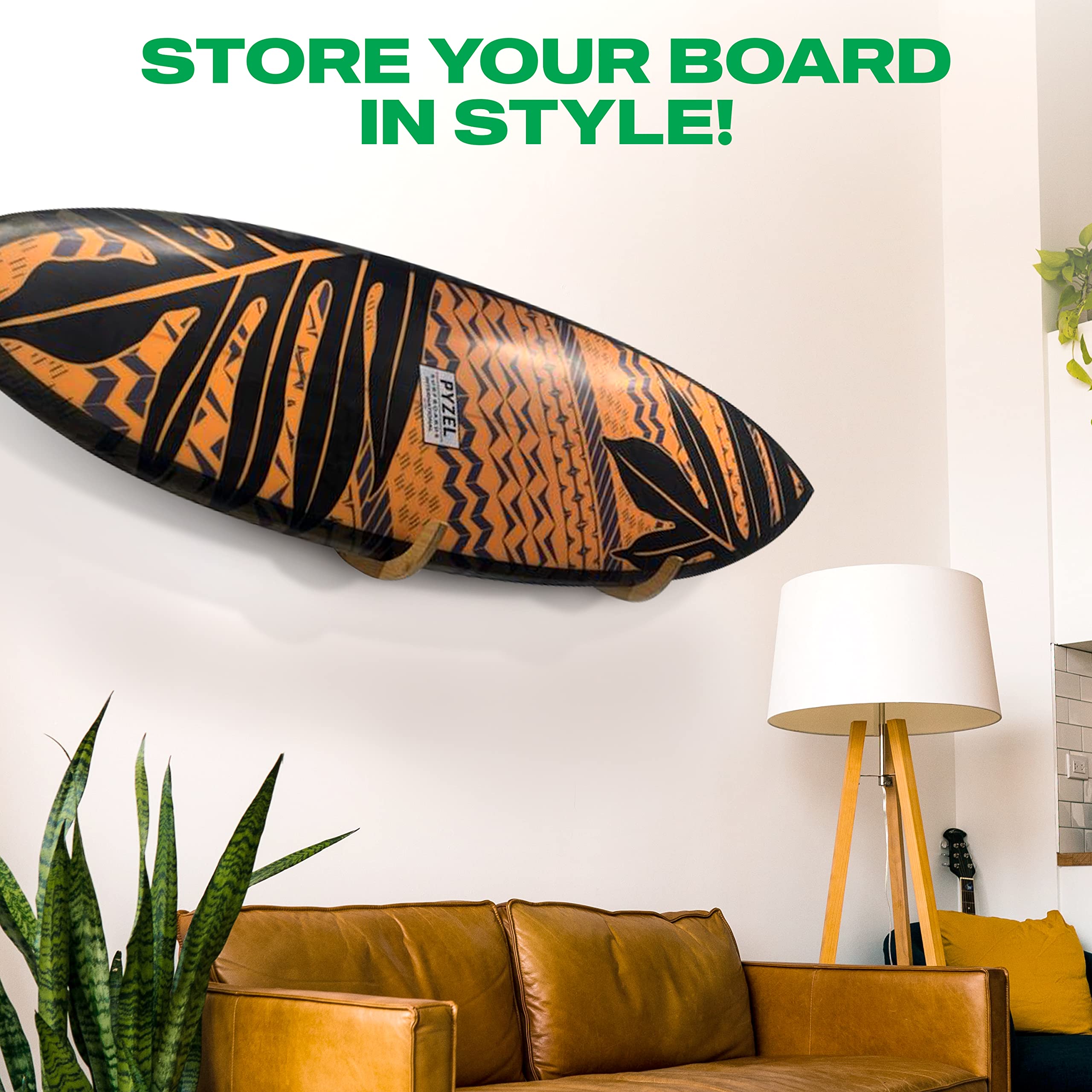Snowboard Mount COR Surf Surfboard Wall Rack For Longboards