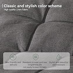 Opoiar Convertible Futon Sofa Bed,71" Memory Foam