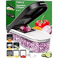 Fullstar Compact Vegetable Chopper - Vegetable Cutter, Food Chopper, Veggie Chopper, Onion Chopper, Vegetable Chopper With Co