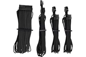 Corsair CP-8920215 Premium Individually Sleeved PSU Cables Starter Kit – Red, 2 Year Warranty