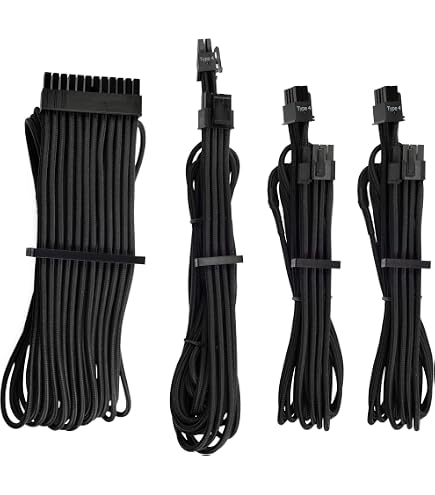 Amazon.com: CableMod C-Series Classic ModFlex Sleeved Cable Kit