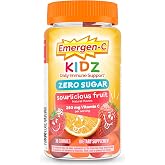 Emergen-C Kidz Vitamin C 250mg Gummies, Immune Support, Fruit, 36 Gummies | Zero Sugar, B Vitamins for Energy, Zinc and Manga