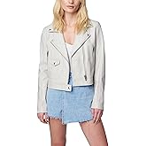 [BLANKNYC] womens Fitted Vegan Leather Moto Jacket