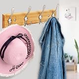 GlazieVault Coat Hooks for Wall 2 Pack Stainless Steel Heavy Duty view 4