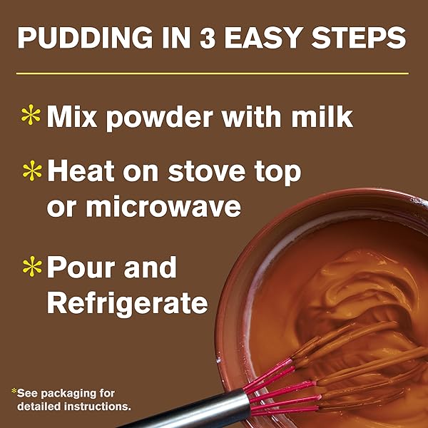 CHOCOLATE PUDDING & PIE FILLING MIX BY MY T FINE – EACH BOX: 4 AND 1/2 CUP SERVINGS (PACK – 2)