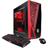 CYBERPOWERPC Gamer Master GMA2600A Desktop Gaming PC (AMD Ryzen 5 1600 3.2GHz, NVIDIA GT 730 2GB, 8GB DDR4 RAM, 1TB 7200RPM HDD, Win 10 Home), Black