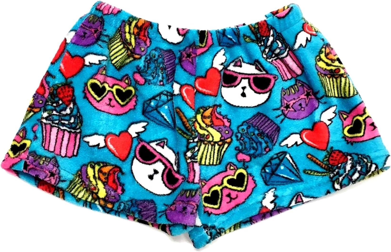 Confetti and Friends Fuzzy Plush Pajama Shorts