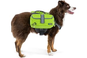 PetAmi Dog Backpack for Medium & Large Dogs, Saddle Bag for Dogs to Wear for Hiking, Pet Backpack Harness Dog Pack with Reflective Side Pockets for Walking Running