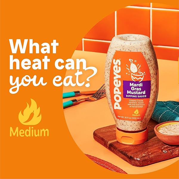 POPEYES MARDI GRAS MUSTARD DIPPING SAUCE