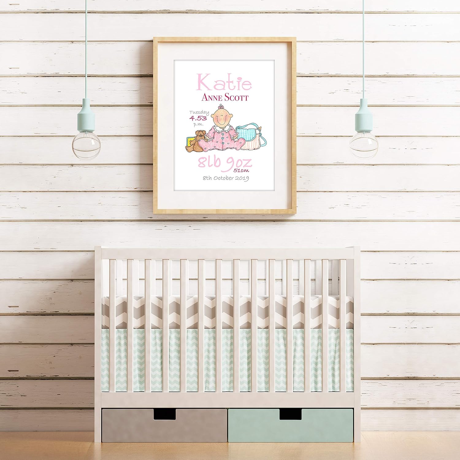 personalised baby print