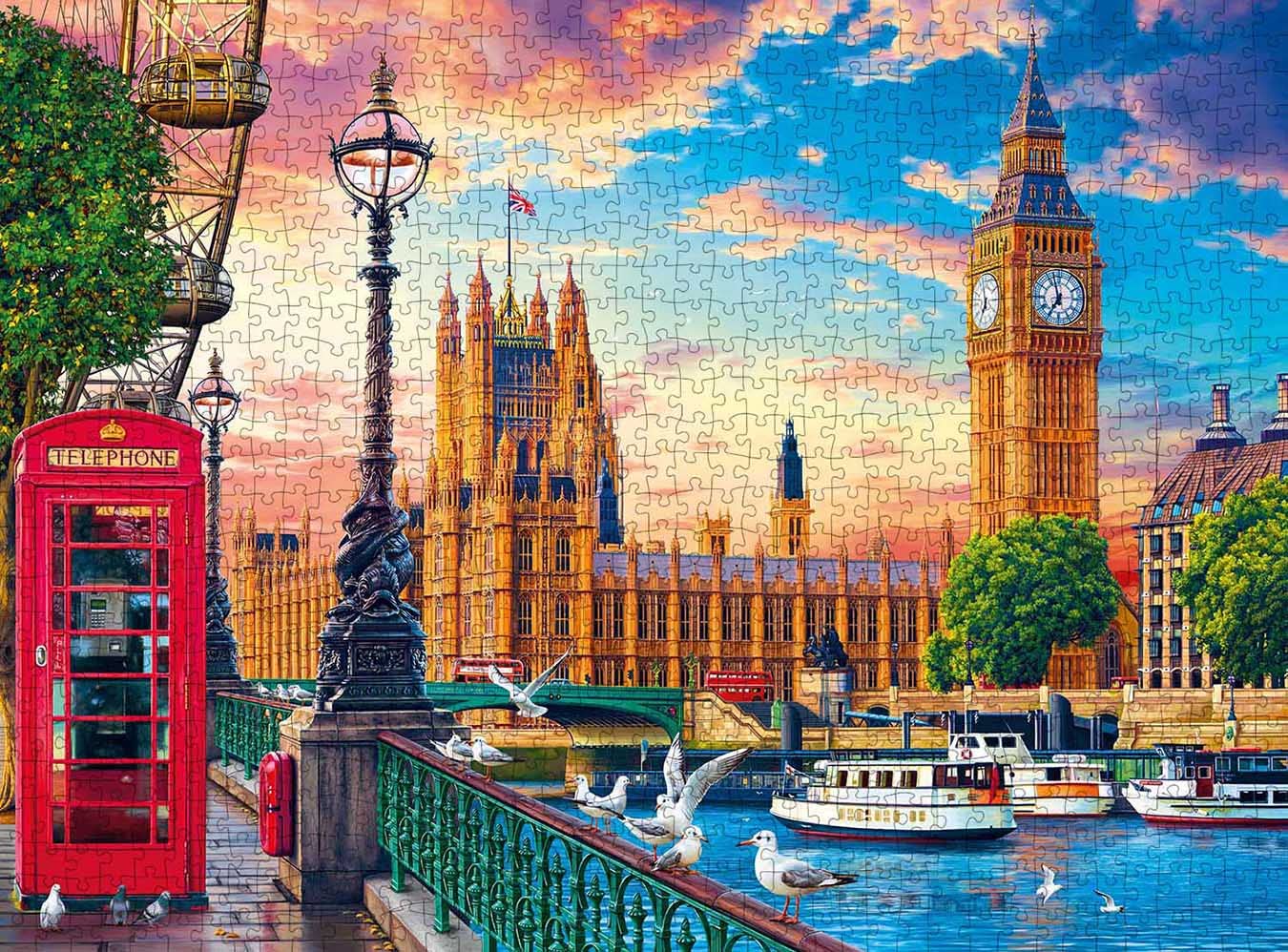 Jigsaw Puzzles 1000 Pieces - 1000 Piece Puzzles for Adults 1000 Pieces Puzzle Game Decompression Toys Family Landscape Decoration Puzzle