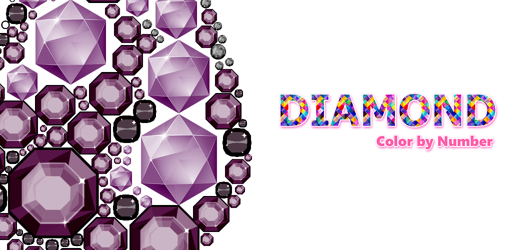 Diamond Art - Paint by Number, Shiny Coloring Book Pages:Amazon.com