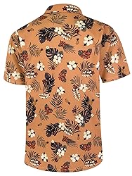 Hawaiian Shirts for Men Casual Beach Summer Shirt