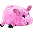 Outward Hound Fattiez Pig Plush Squeaky Dog Toy, Small
