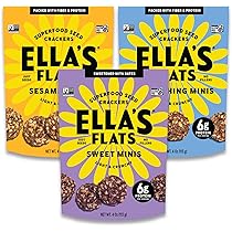 Amazon.com: ELLA'S FLATS® Variety All Seed Savory Crisps – All