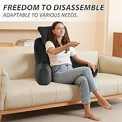 Unisakey Portable Large Reading Pillows with
