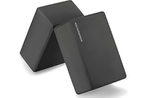 Fitvids Set of 2 High Density Premium - EVA Yoga Blocks, 9"x6"x4" Each