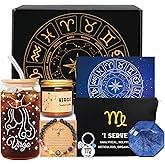 Virgo Birthday Gifts for Women - Zodiac Gifts Set for Mom - Astrological Birthday Basket for Woman Friend - Constellation Self Care Package for Aunt, Wife, Coworker, Boss Lady