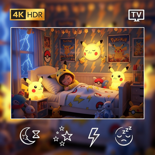 Sweet Dreams with Pikachu | Lullaby Music for a
